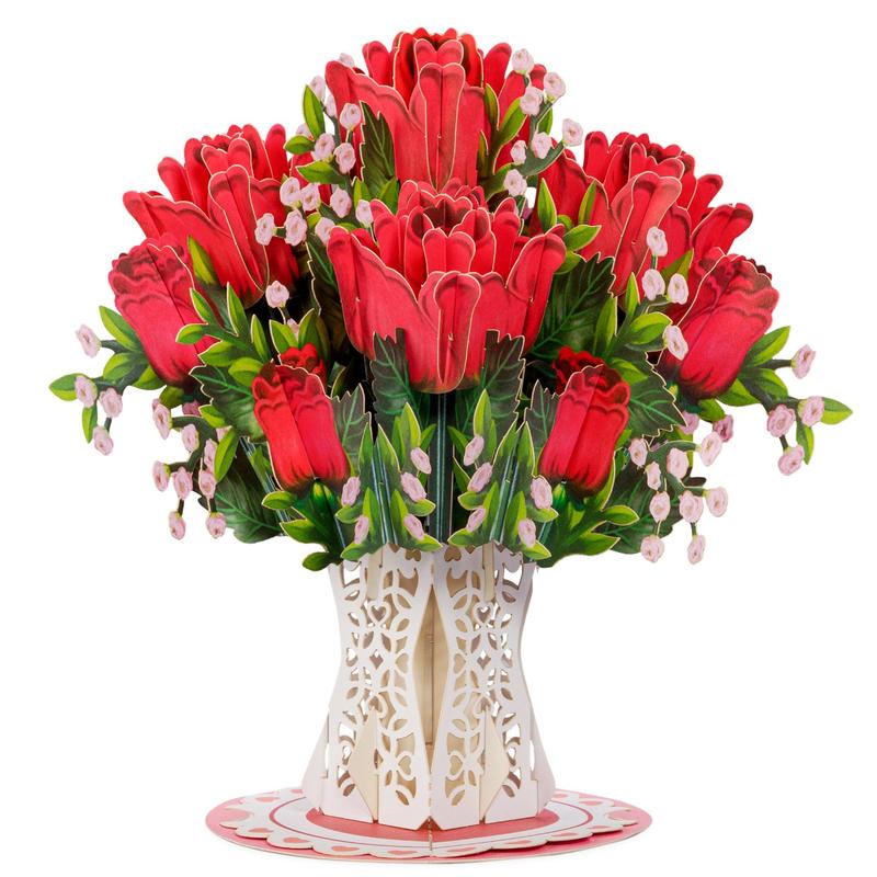 Amorei™ - Paper Love Flower Bouquet Pop-Up Card